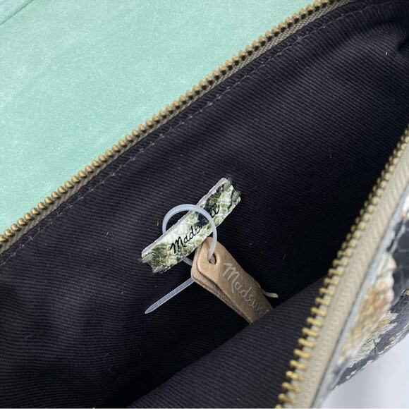 Madewell Flap Convertible Crossbody Snake Leather new with tags purse‎ - Picture 9 of 13